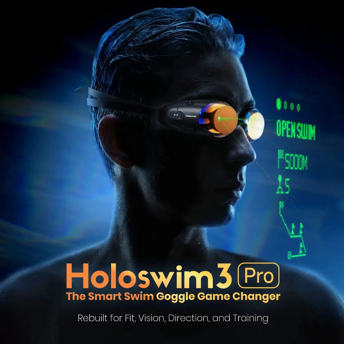 Holoswim 3 pro- Mirrored Lens