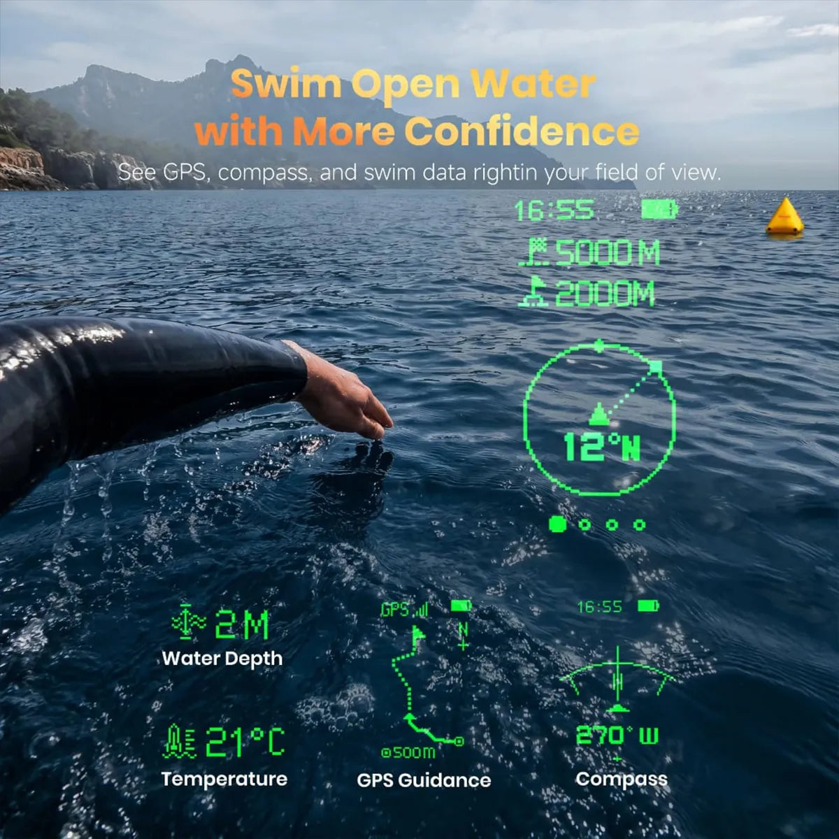 Holoswim 3 pro- Mirrored Lens