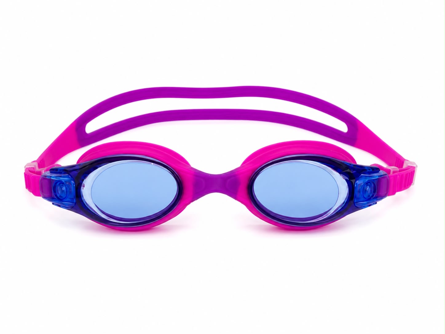 Kids Swim Goggles – Purple/Navy (Age 6–12)
