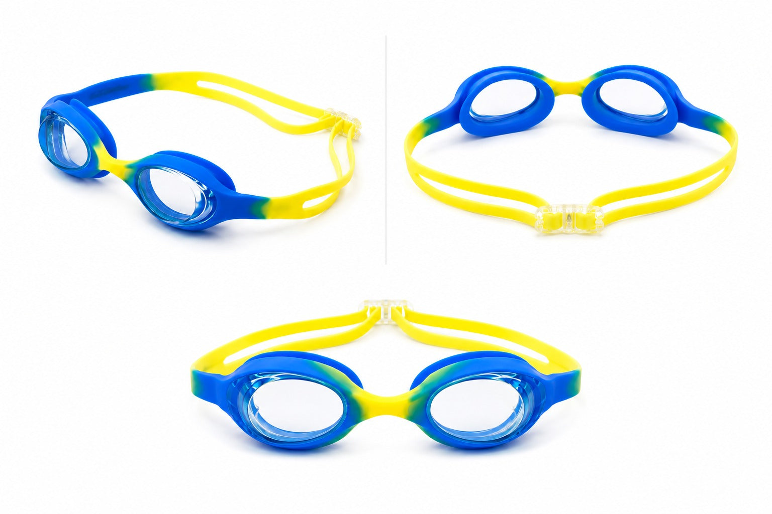 Kids Swimming Goggles Two-Tone Frame