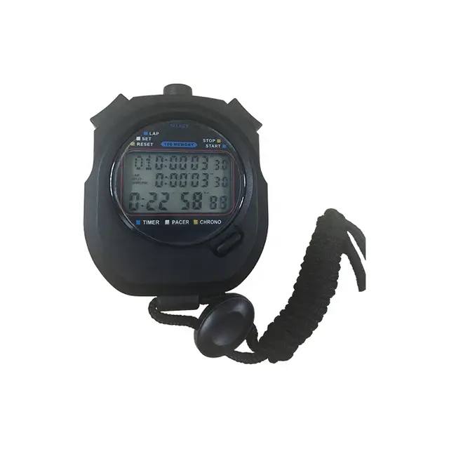 Professional digital stopwatch Ideal for sports timing and athletic training.