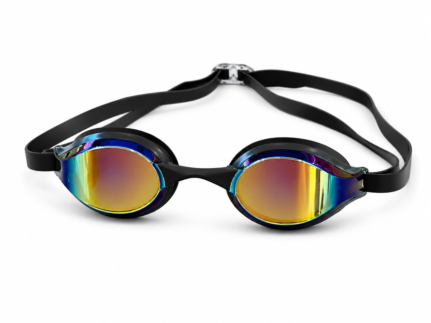 Mirror Racing Goggles – Mirrored Lens / smooth Frame
