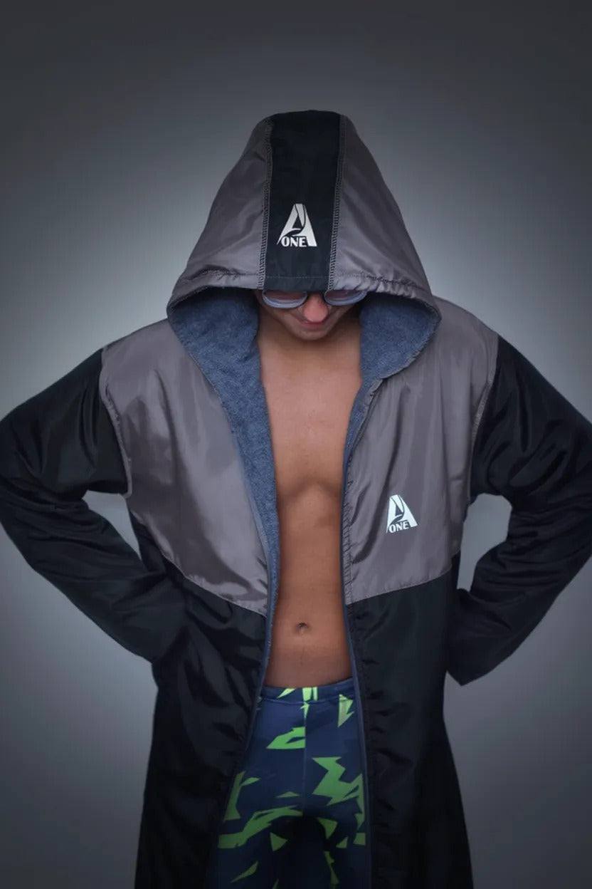 A ONE Waterproof Swim Parka – Towel-Lined for Warmth & Comfort