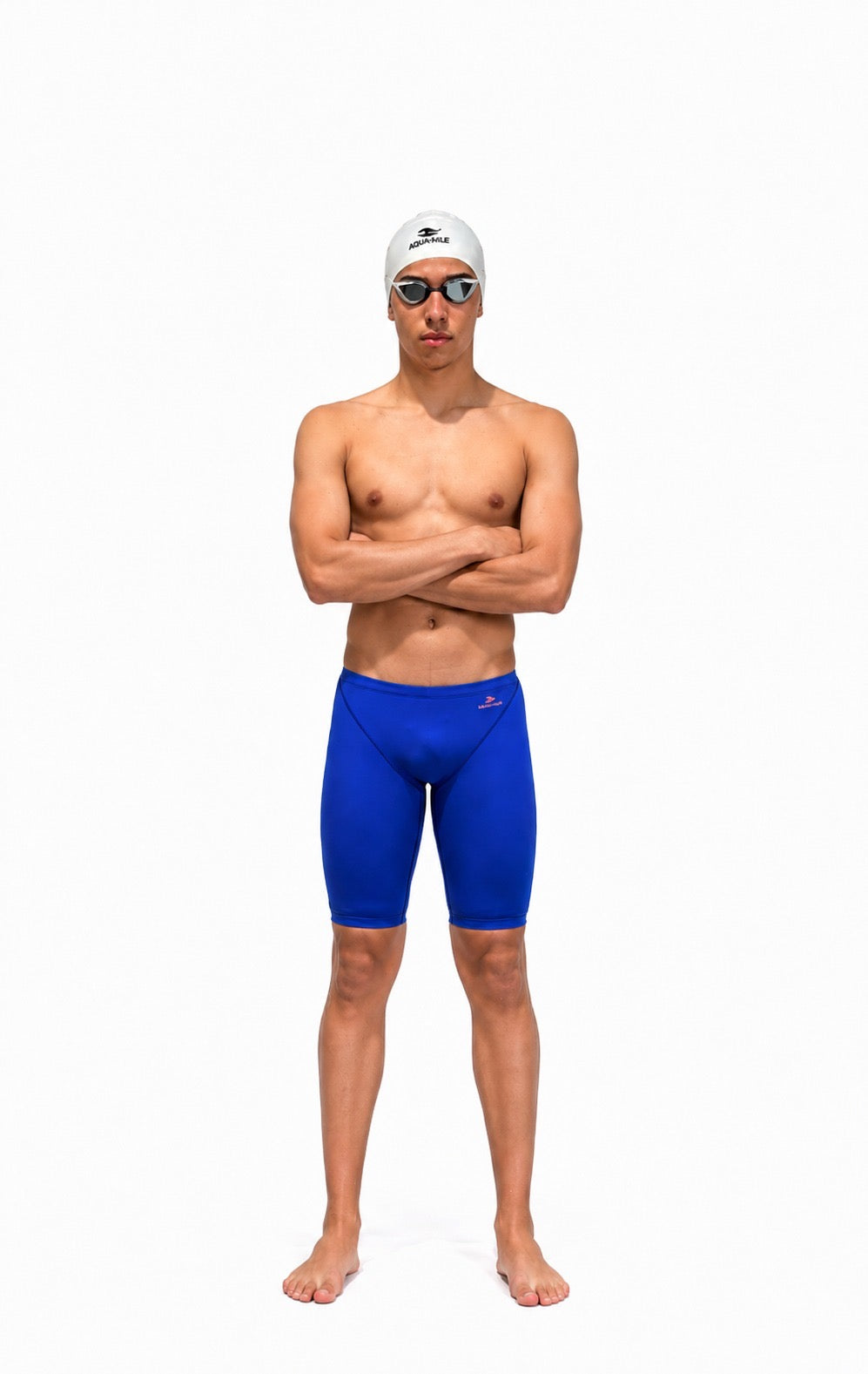 AquaPulse Racing Jammer — Italian CARVICO Revolutional™ Fabric | UPF 50+ | Boys & Men's Competitive Swimwear