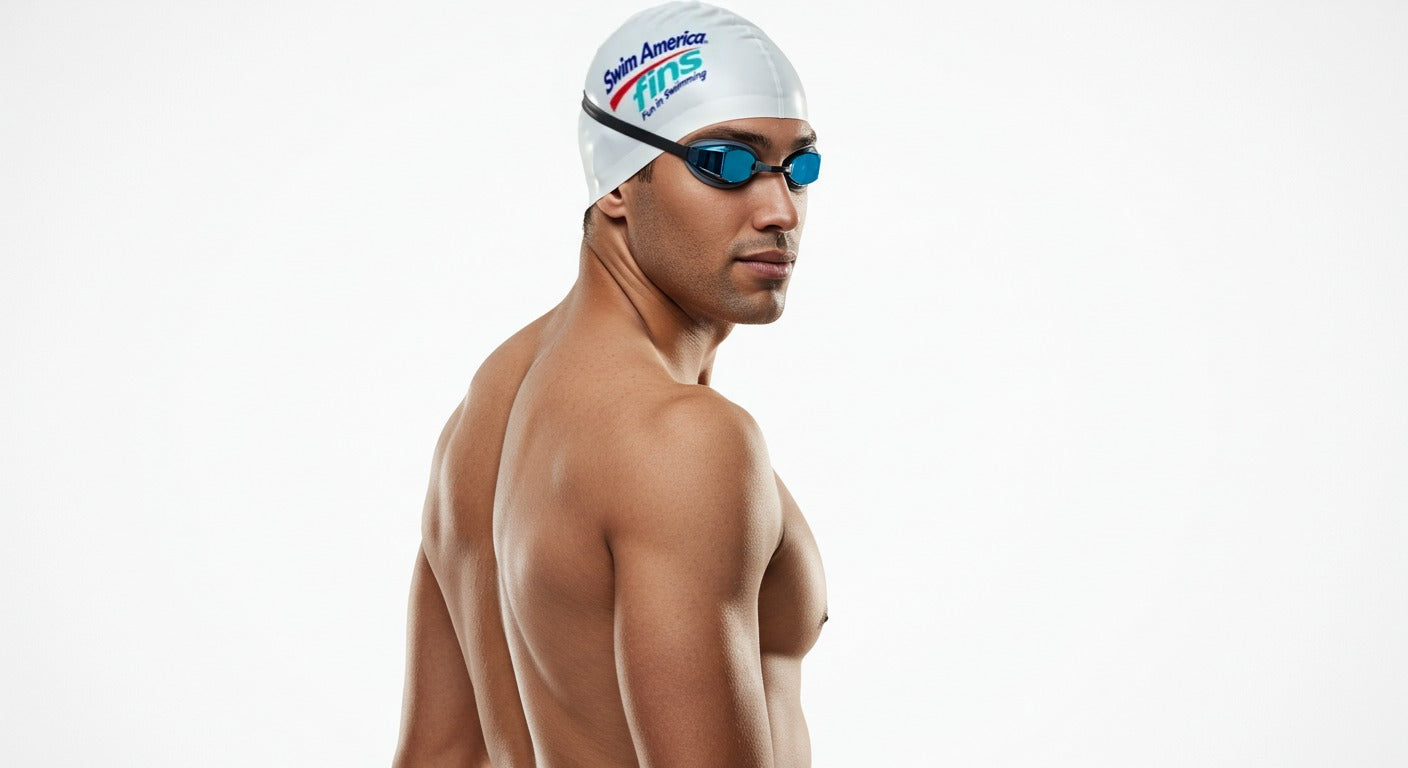 بنيه سباحة مخصص بشعار النوادي او الاكاديميات