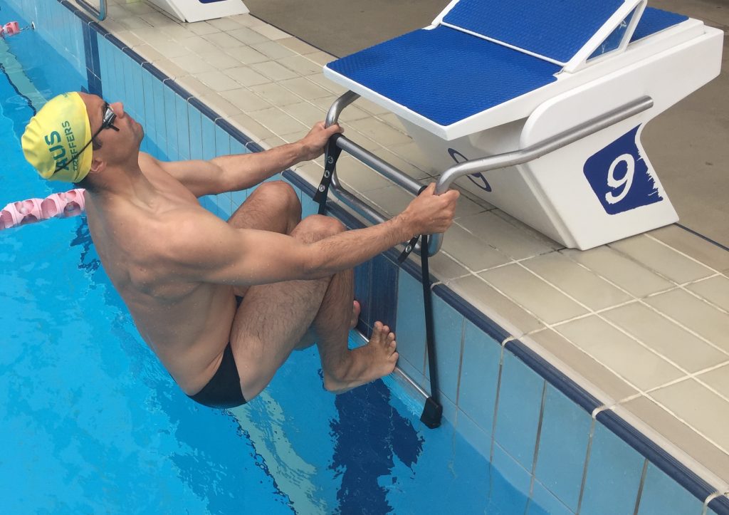 Backstroke Start Wedge — Adjustable, FINA-Compliant | Fits All Standard Starting Blocks | Aquavore