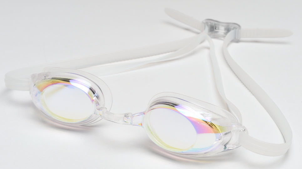 mirrored swim goggles vs clear SAEKO TURBO CLEAR MIRROR SWIMMING GOGGLES S14UV – Aquavore