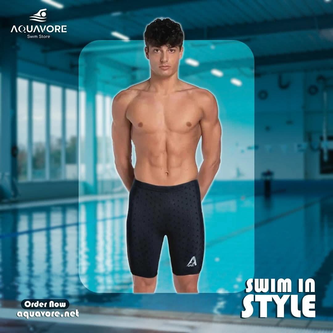 A ONE Boys' Racing Jammer – FINA Approved